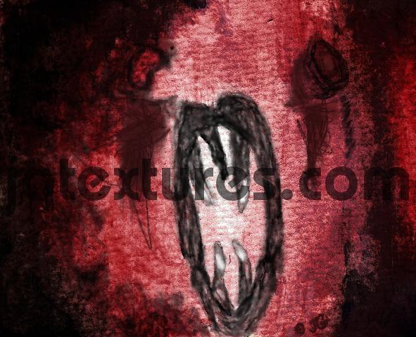 Product picture Face of Horror Scary face red fright picture painting jotext