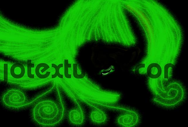 Product picture Green Girl abstract digital painting portrait