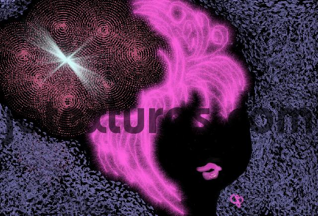 Product picture Pink Vegas Girl digital art portrait jotextures