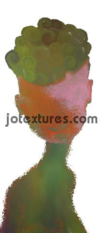 Product picture Unique abstract portrait silouette woman digital painting