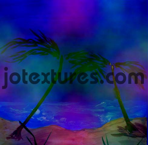 Product picture night palm trees artwork landscape jotextures